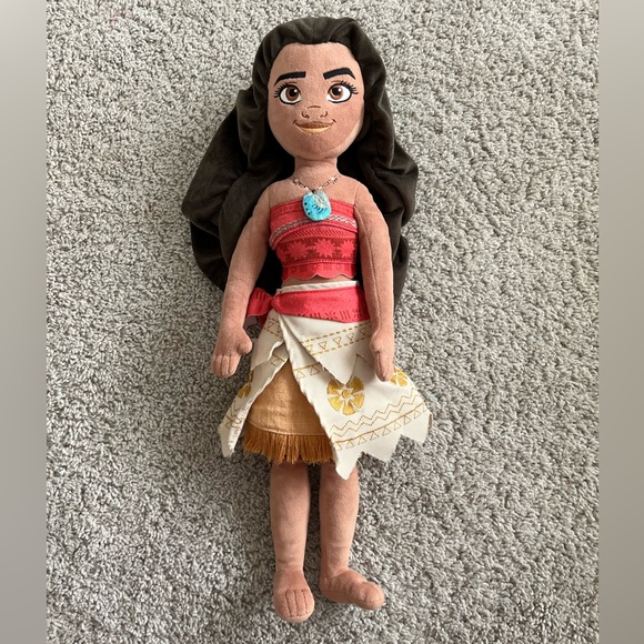 Disney Store Princess Moana 21” Doll & Pua Pig Plush - Picture 4 of 10
